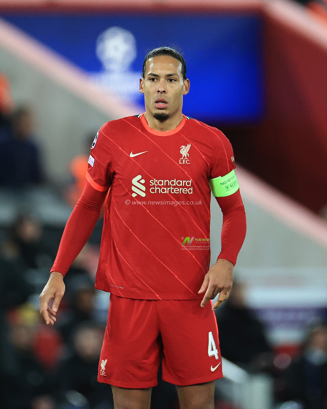 Virgil van Dijk #4 of Liverpool