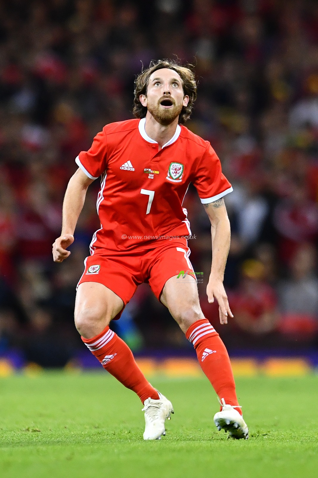 11th October 2018 , Principality Stadium, Cardiff, Wales ; International friendly, Wales v Spain ; Joe Allen of Wales

Credit: Craig Thomas/News Images