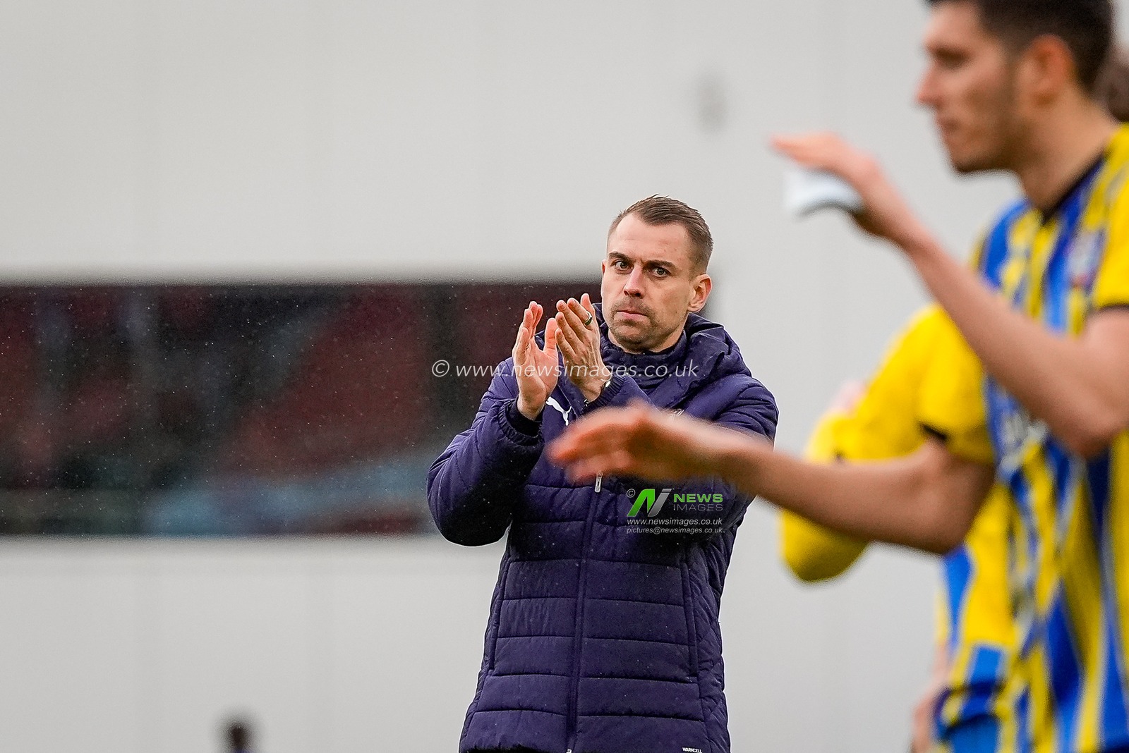 Tonda Eckert manager of Southampton applauds the fans after the final whistle  during the Sky Bet Championship match Stoke City vs Southampton at Bet365 Stadium, Stoke-on-Trent, United Kingdom, 31st January 2026

(Photo by Maynard Manyowa/News Images)