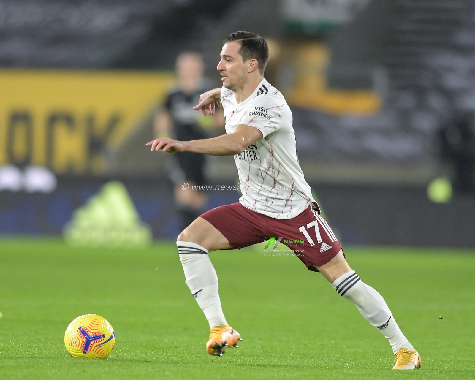 Cedric Soares #17 of Arsenal in action during the game