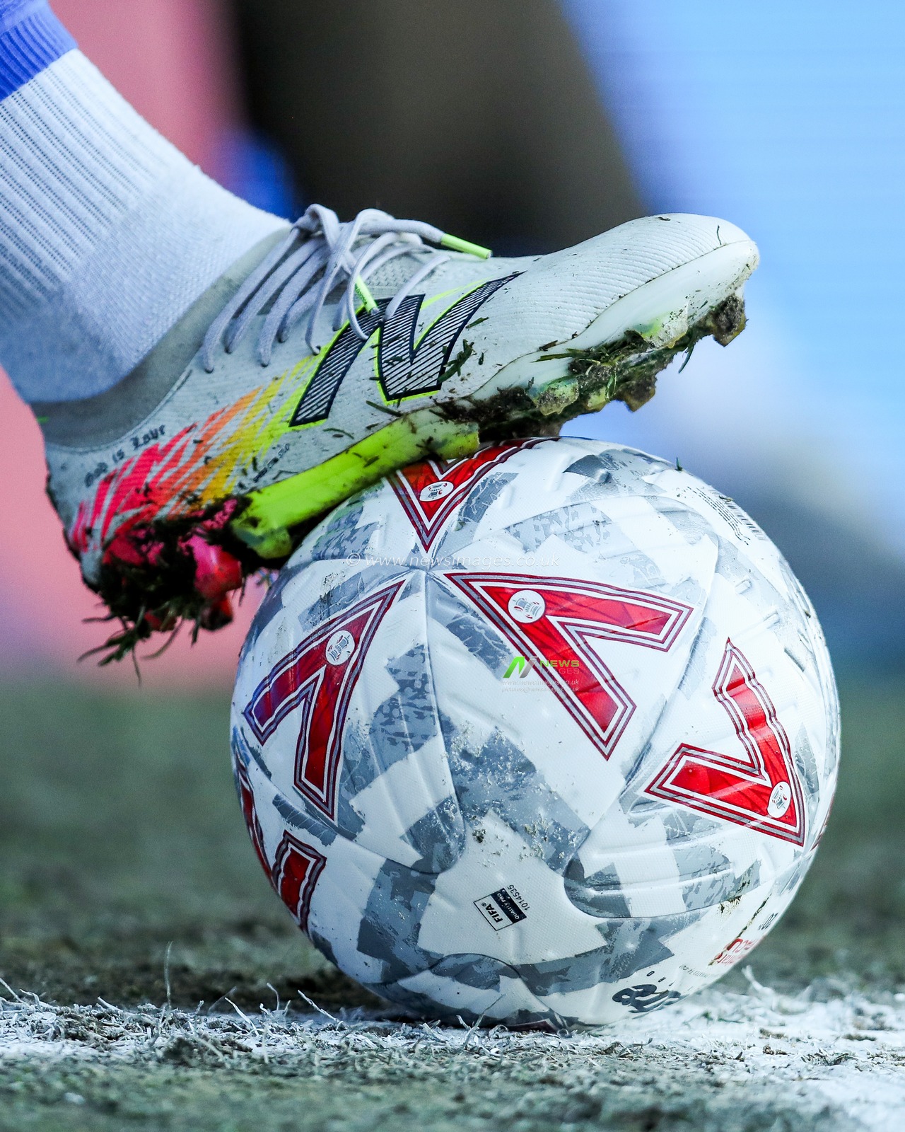Eberechi Eze of Crystal Palaceâ€™s boots on the Emirates FA Cup ball during the Emirates FA Cup 5th Round match Crystal Palace vs Millwall at Selhurst Park, London, United Kingdom, 1st March 2025

(Photo by Izzy Poles/News Images)