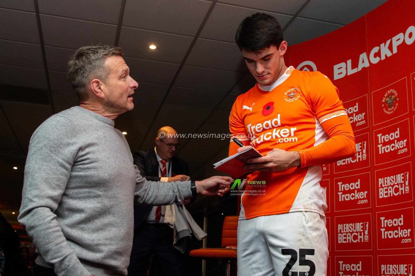 during the Sky Bet League 1 match Blackpool vs Northampton Town at Bloomfield Road, Blackpool, United Kingdom, 16th November 2024

(Photo by Gareth Evans/News Images)