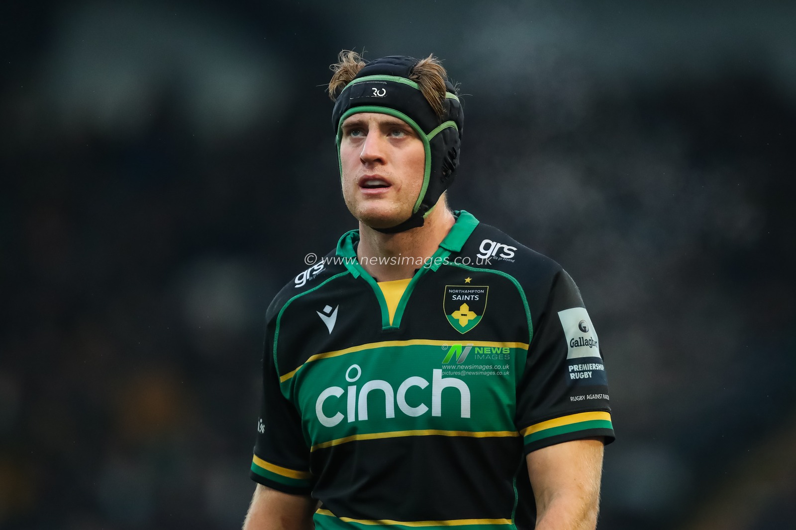 Alex Coles of Northampton Saints during the Gallagher Premiership match Northampton Saints vs Bath Rugby at Cinch Stadium at Franklin's Gardens, Northampton, United Kingdom, 5th January 2025

(Photo by Izzy Poles/News Images)