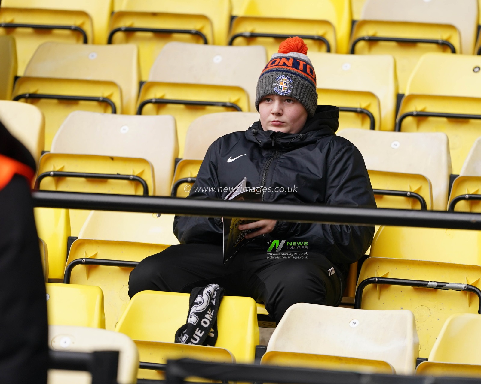 Young luton fan ahead of the Sky Bet Championship match Watford vs Luton Town at Vicarage Road, Watford, United Kingdom, 23rd February 2025

(Photo by Harvey Murphy/News Images)
