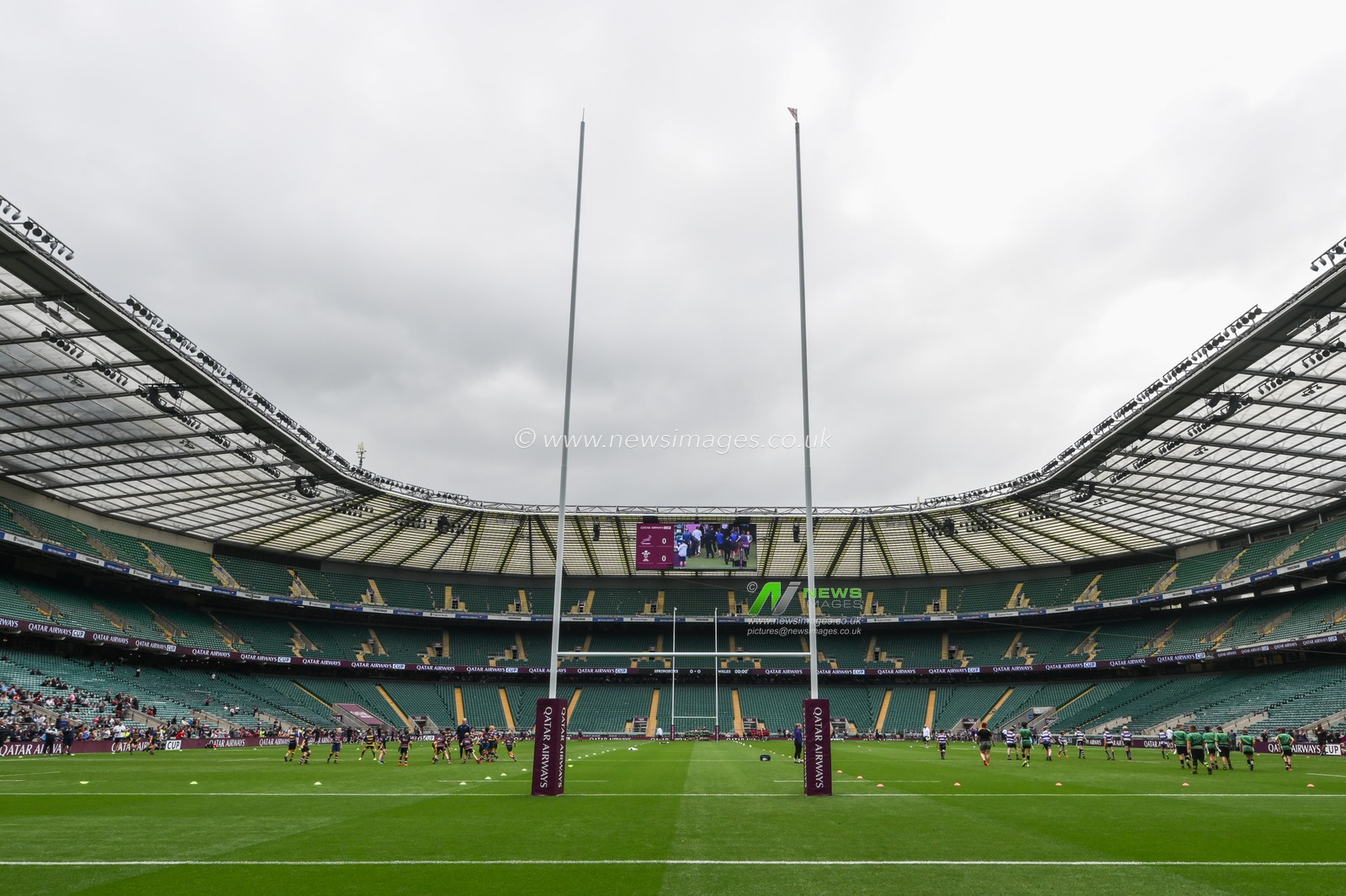 A General view of Twickenham Stadium, venue for todays game between South Africa and Wales, during the Qatar Airways Cup match South Africa vs Wales at Twickenham Stadium, Twickenham, United Kingdom, 22nd June 2024

(Photo by Craig Thomas/News Images)