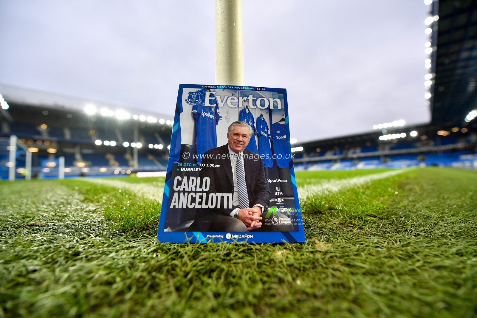 26th December 2019, Goodison Park, Liverpool, England; Premier League, Everton v Burnley : The matchday programme at Goodison Park

Credit: Simon Whitehead/News Images