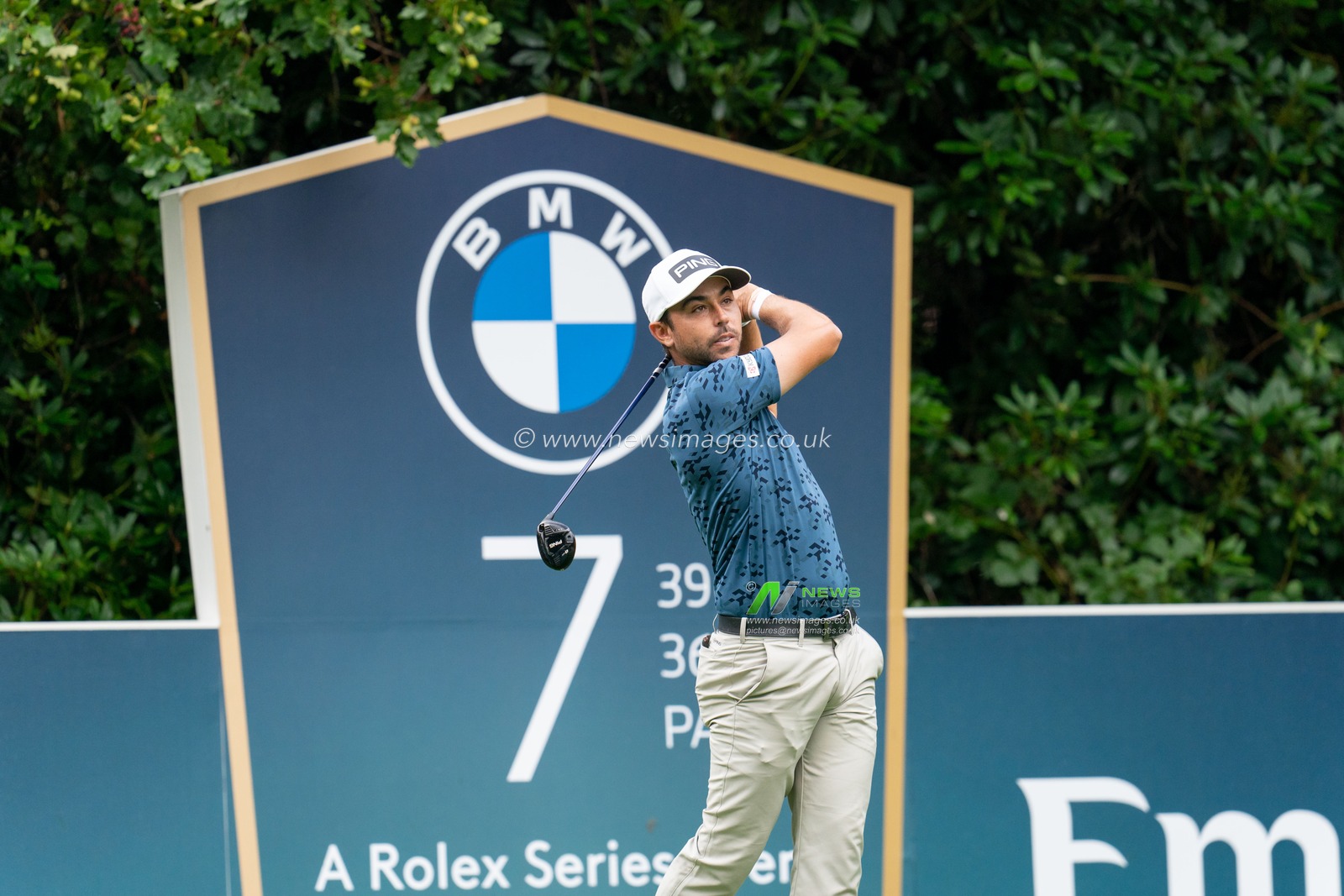 Sebastian Garcia Rodriguez (ESP) 7th tee during the BMW PGA Championship 2022 day 1 at Wentworth Club, Virginia Water, United Kingdom, 8th September 2022

(Photo by Richard Washbrooke/News Images)