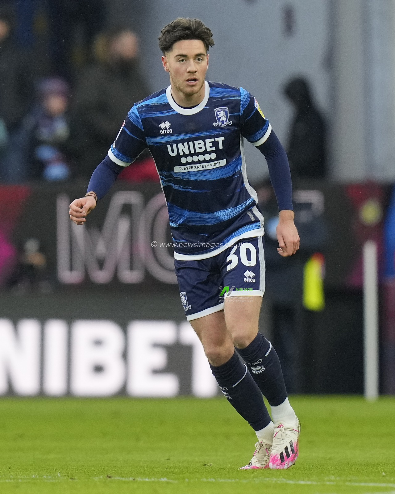 Hayden Hackney #30 of Middlesbrough during the Sky Bet Championship match Burnley vs Middlesbrough at Turf Moor, Burnley, United Kingdom, 17th December 2022

(Photo by Steve Flynn/News Images)