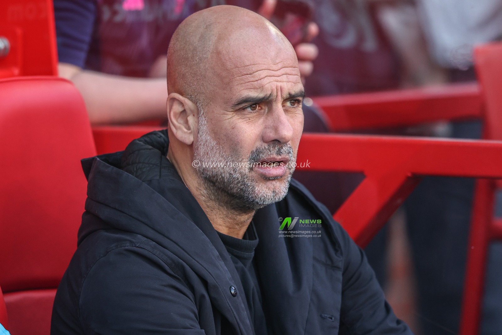 Pep Guardiola manager of Manchester City during the Premier League match Nottingham Forest vs Manchester City at City Ground, Nottingham, United Kingdom, 8th March 2025

(Photo by Alfie Cosgrove/News Images)