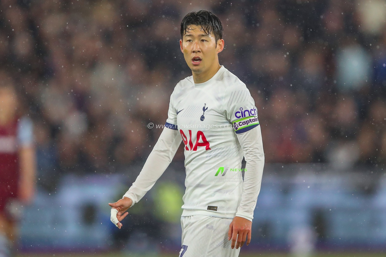 Son Heung-Min of Tottenham Hotspur during the Premier League match West Ham United vs Tottenham Hotspur at London Stadium, London, United Kingdom, 2nd April 2024

(Photo by Gareth Evans/News Images)