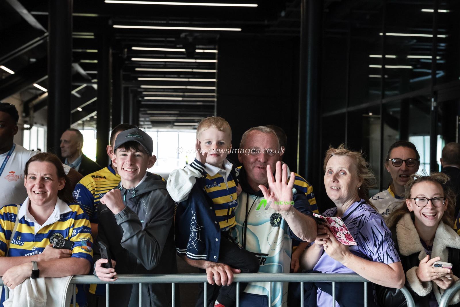 Warrington Wolves fans wait for their team arrival during the Betfred Super League Magic Weekend match Leigh Leopards vs Warrington Wolves at Hill Dickinson Stadium, Liverpool, United Kingdom on 04 July 2026

(Photo by Mark Cosgrove/News Images)