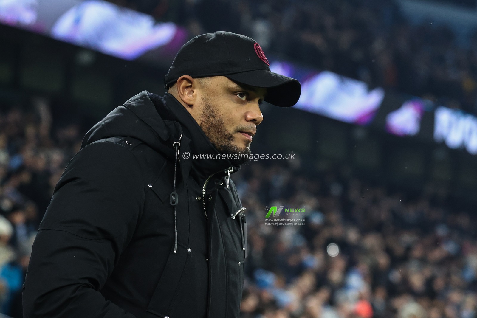 Vincent Kompany manager of Burnley during the Premier League match Manchester City vs Burnley at Etihad Stadium, Manchester, United Kingdom, 31st January 2024

(Photo by Mark Cosgrove/News Images)