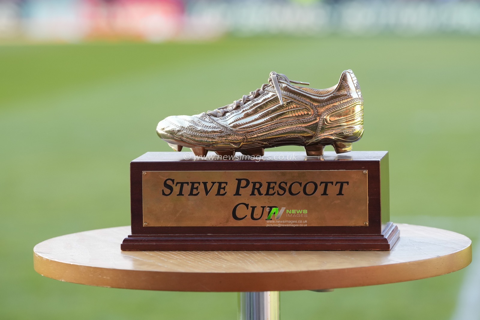 The Steve Prescott Cup (boot) the trophy played for each season in memory of the former player of both sides the Betfred Super League  Round 8 match St Helens vs Hull FC at Totally Wicked Stadium, St Helens, United Kingdom, 19th April 2024

(Photo by Steve Flynn/News Images)