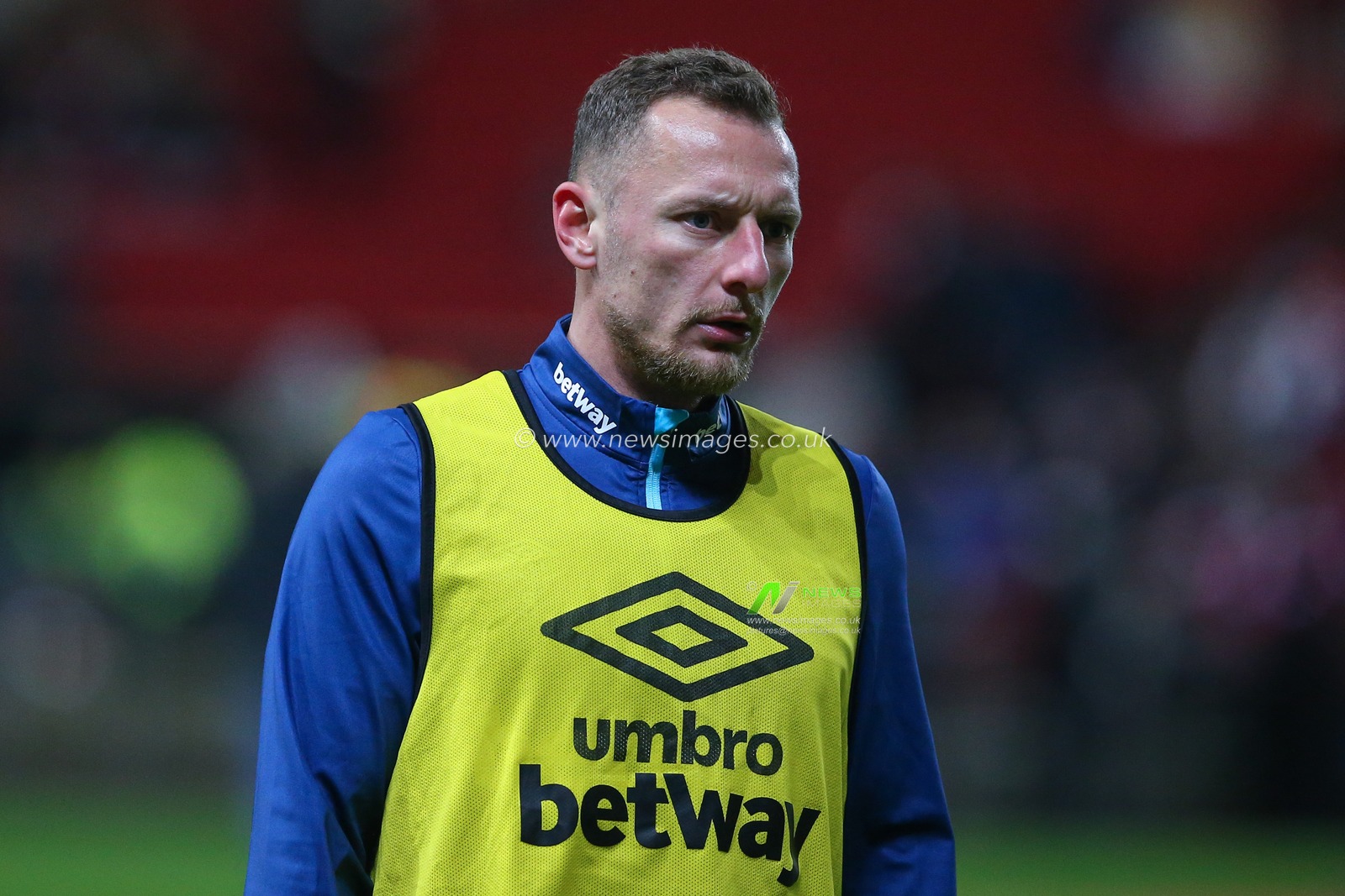 VladimÃ­r Coufal of West Ham United during the pre-game warm up ahead of the Emirates FA Cup Third Round Replay match Bristol City vs West Ham United at Ashton Gate, Bristol, United Kingdom, 16th January 2024

(Photo by Gareth Evans/News Images)