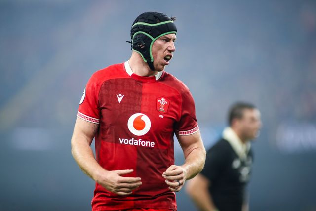 Adam Beard of Wales during the Quilter Nations Series 2025 match Wales vs New Zealand at Principality Stadium, Cardiff, United Kingdom, 22nd November 2025

(Photo by Andrew Lewis/News Images)

*** GER AUT SUI OUT ***