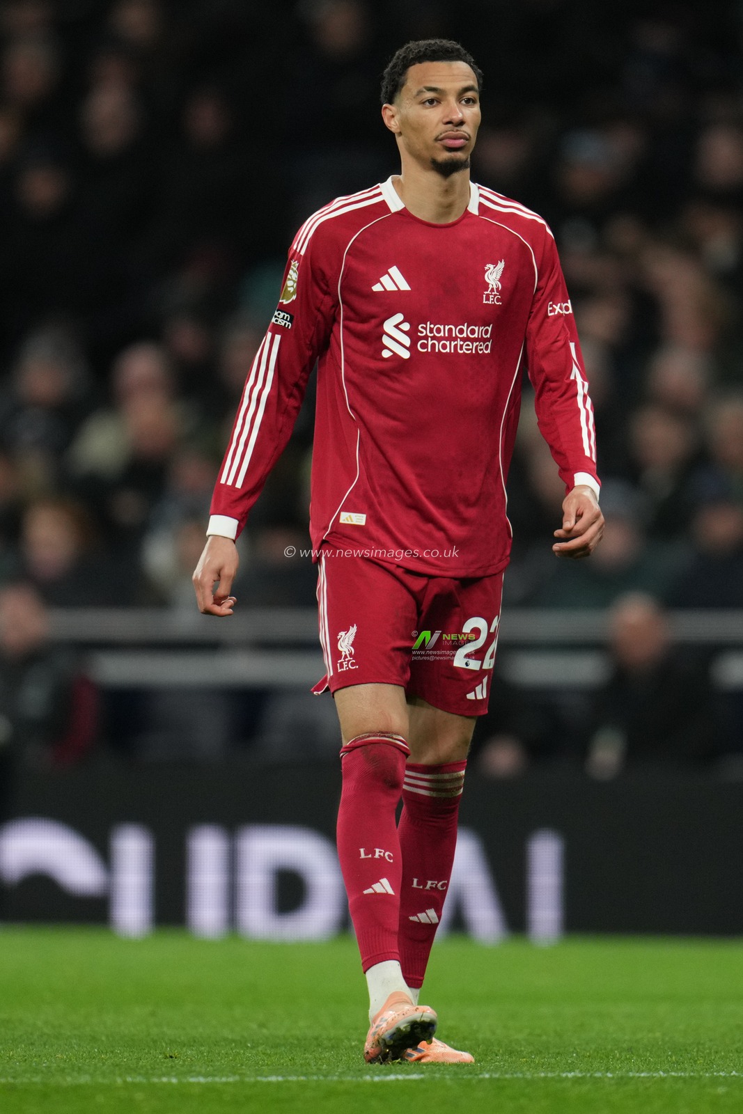 Hugo Ekitike of Liverpool during the Premier League match Tottenham Hotspur vs Liverpool at Tottenham Hotspur Stadium, London, United Kingdom, 20th December 2025

(Photo by Harvey Murphy/News Images)

*** GER AUT SUI OUT ***