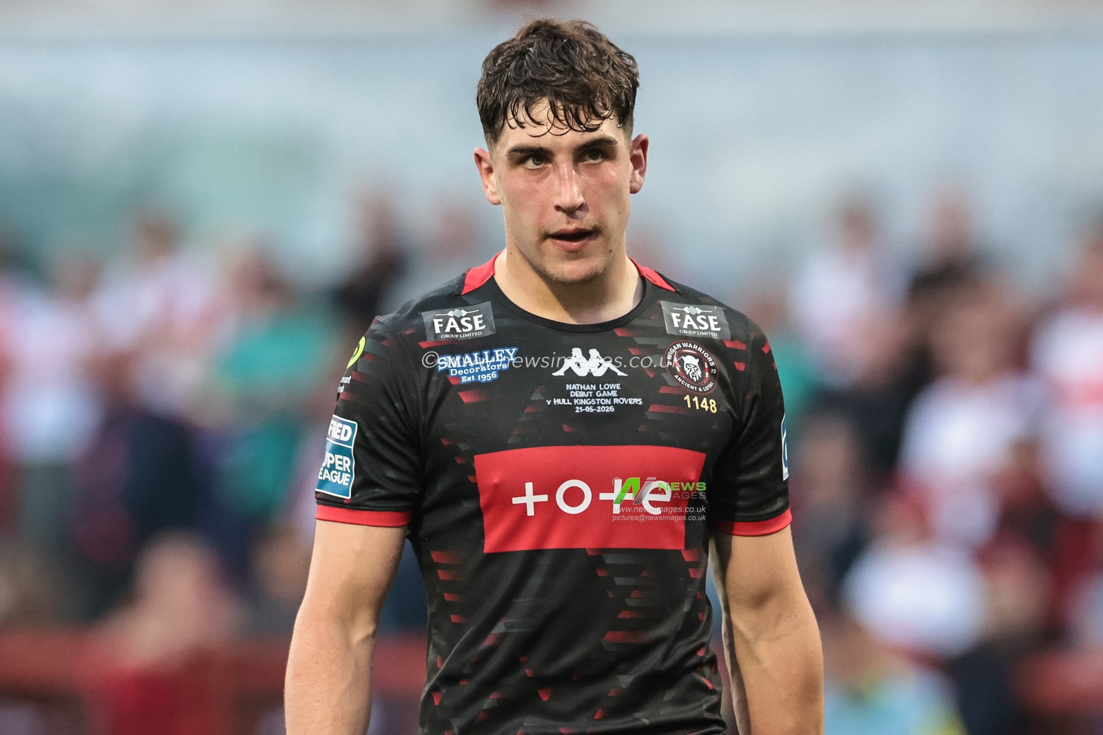 Nathan Lowe of Wigan Warriors during the Betfred Super League round 12 match Hull KR vs Wigan Warriors at Sewell Group Craven Park, Hull, United Kingdom on 21 May 2026

(Photo by Mark Cosgrove/News Images)