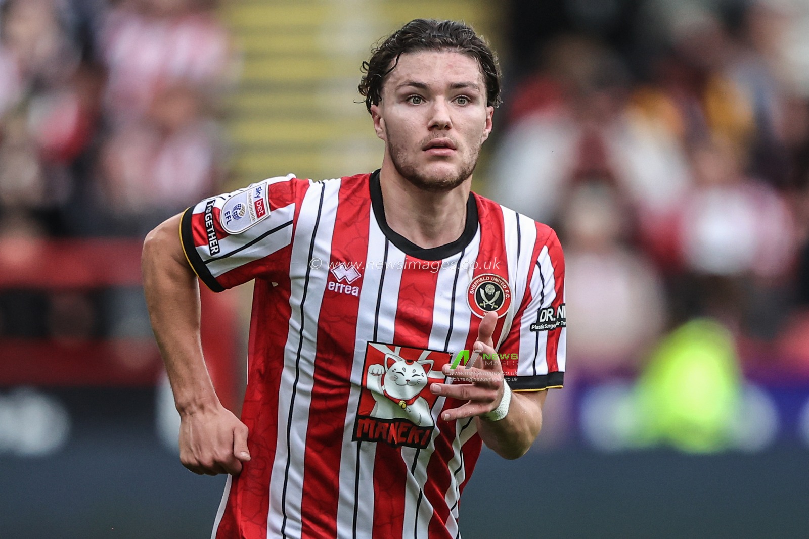 Callum O'Hare of Sheffield United during the Sky Bet Championship match Sheffield United vs Blackburn Rovers at Bramall Lane, Sheffield, United Kingdom, 3rd May 2025

(Photo by Alfie Cosgrove/News Images)