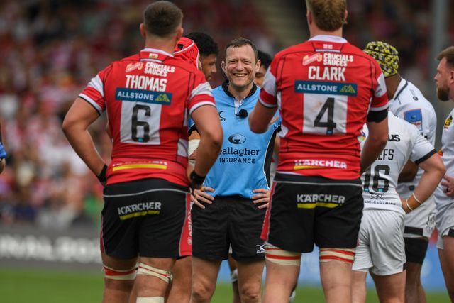 Matt Carley talking to Gloucester players during the Gallagher Premiership match Gloucester vs Exeter at Kingsholm Stadium, Gloucester, United Kingdom on 26 April 2026

(Photo by Alex Williamson/News Images)