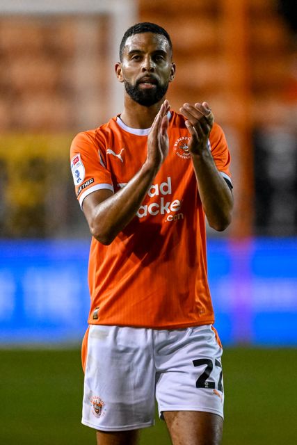 CJ Hamilton of Blackpool acknowledges the home support during the Sky Bet League 1 match Blackpool vs Luton Town at Bloomfield Road, Blackpool, United Kingdom, 30th September 2025

(Photo by Adam Gee/News Images)
