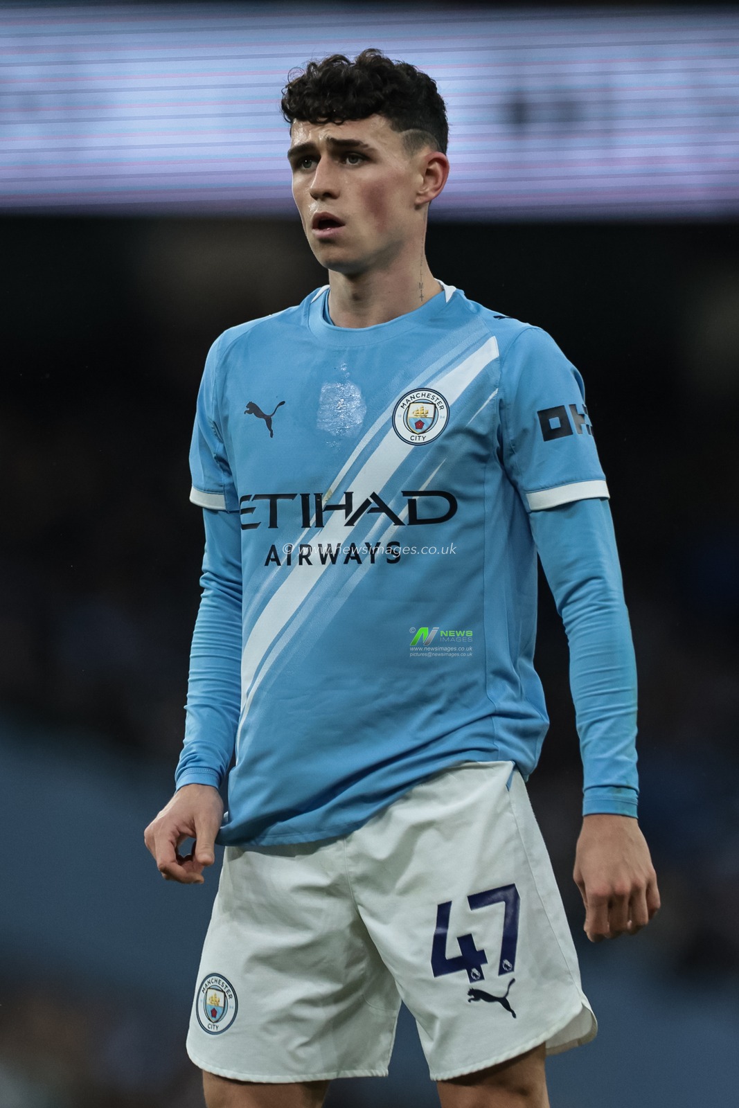 Phil Foden of Manchester City during the Premier League match Manchester City vs Sunderland at Etihad Stadium, Manchester, United Kingdom, 6th December 2025

(Photo by Mark Cosgrove/News Images)

*** GER AUT SUI OUT ***