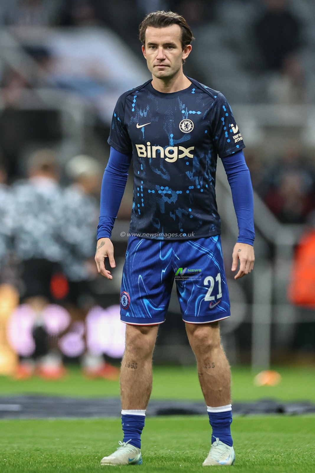 Ben Chilwell of Chelsea in the pregame warmup session during the Carabao Cup Last 16 match Newcastle United vs Chelsea at St. James's Park, Newcastle, United Kingdom, 30th October 2024

(Photo by Mark Cosgrove/News Images)