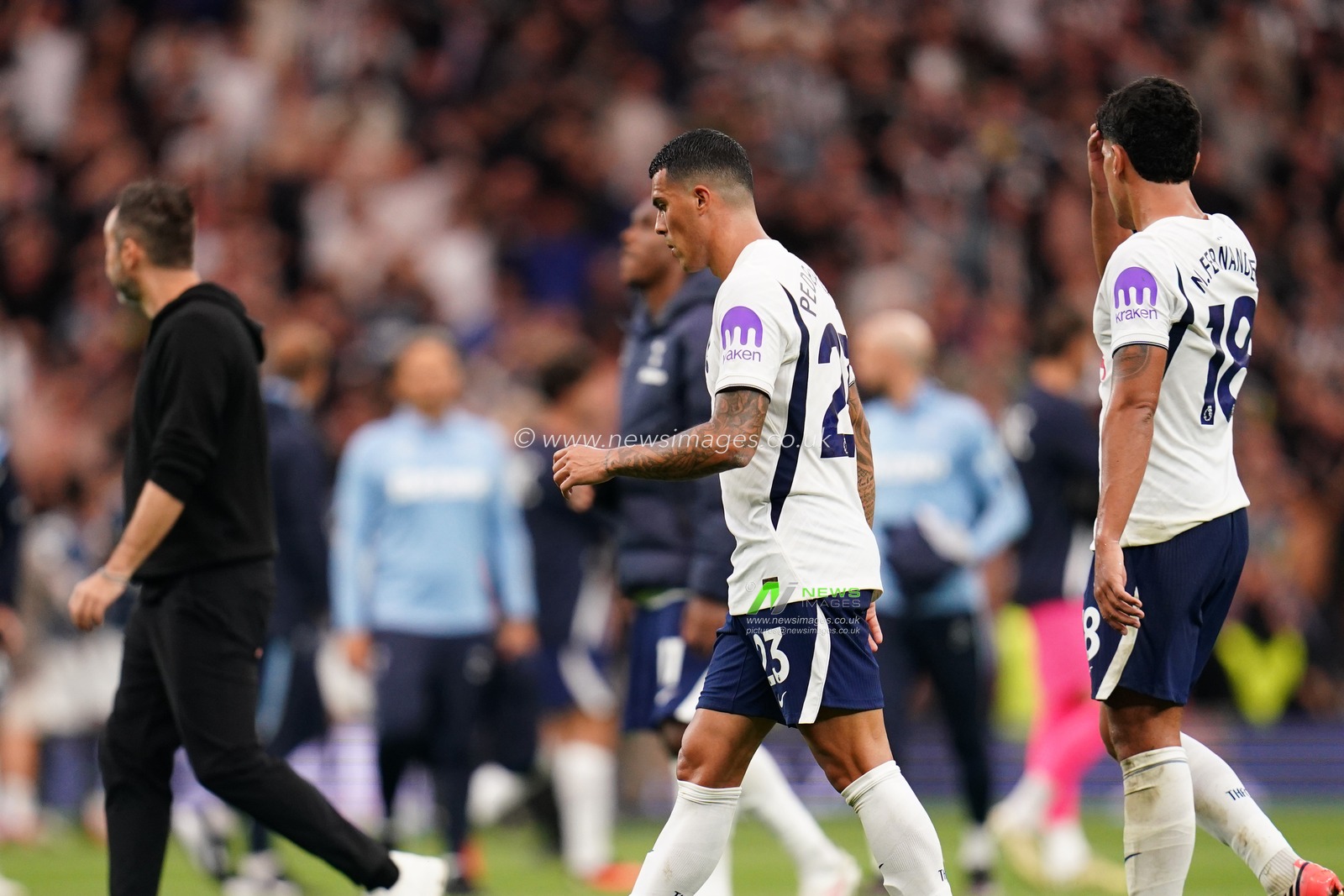 Tottenham Hotspur at full time during the Premier League match Tottenham Hotspur vs Newcastle Untied at Tottenham Hotspur Stadium, London, United Kingdom on 29 August 2026

(Photo by Harvey Murphy/News Images)