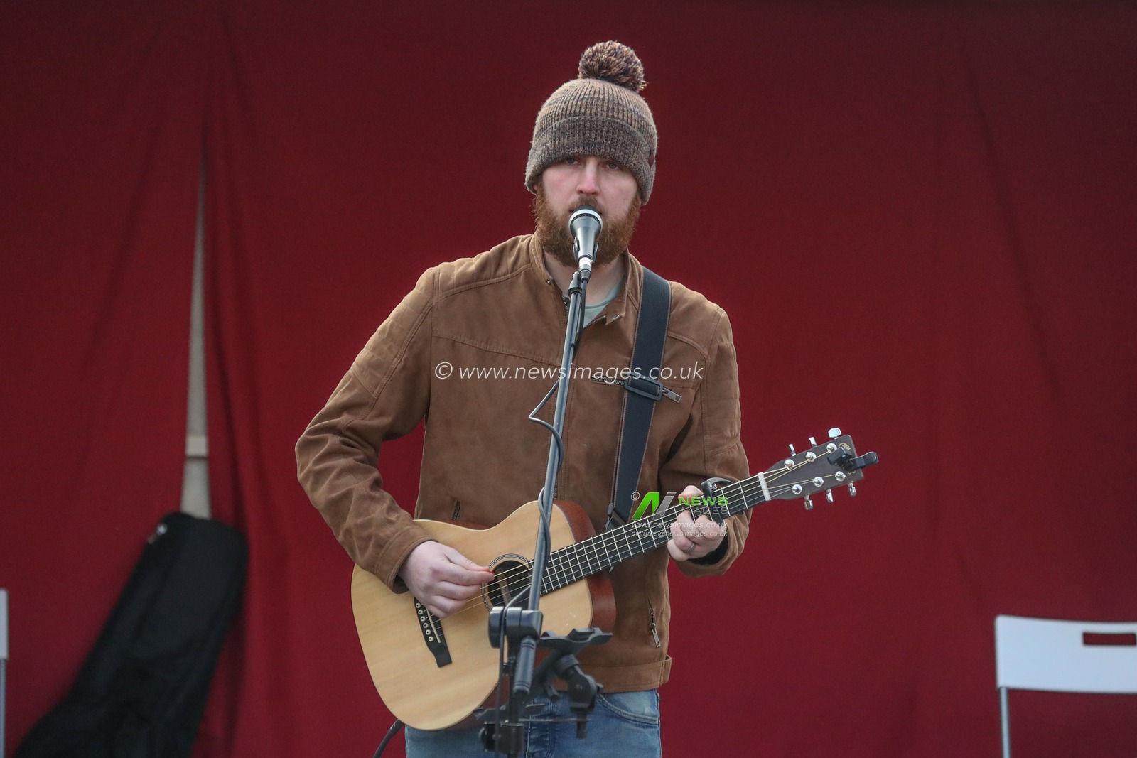 A singer in the Fan Zone during the Sky Bet League 1 match Barnsley vs Lincoln City at Oakwell, Barnsley, United Kingdom, 9th March 2024

(Photo by Alfie Cosgrove/News Images)