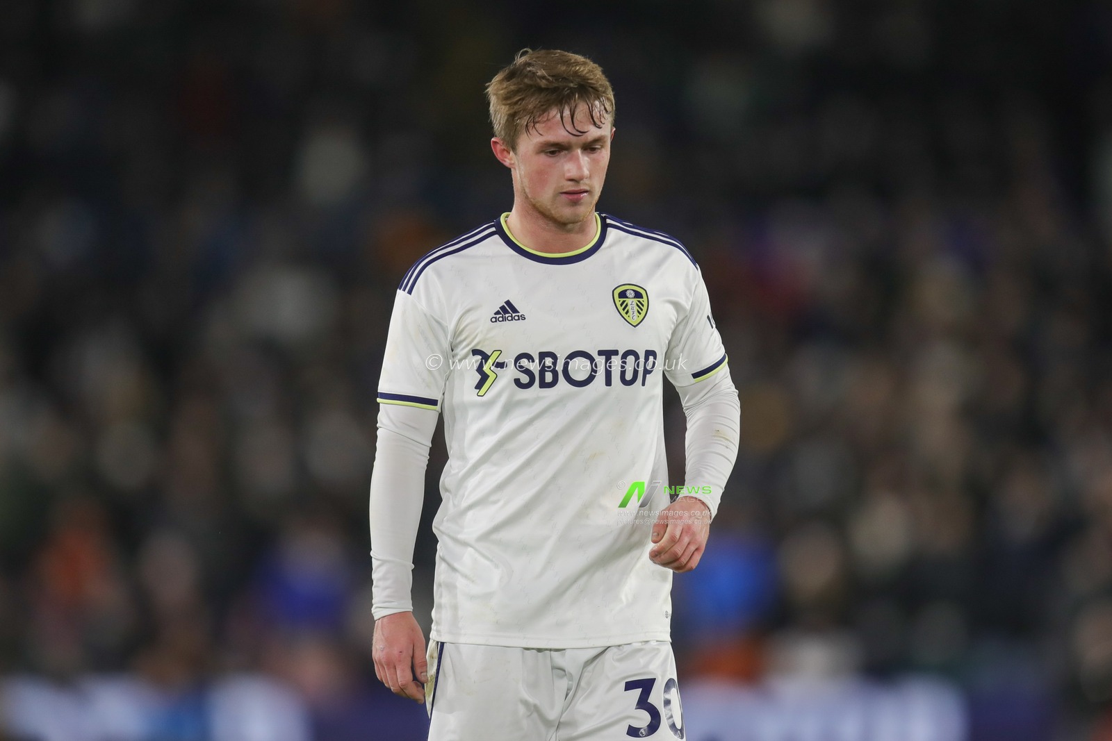 Joe Gelhardt #30 of Leeds United during the Mid season friendly match Leeds United vs Real Sociedad at Elland Road, Leeds, United Kingdom, 16th December 2022

(Photo by James Heaton/News Images)