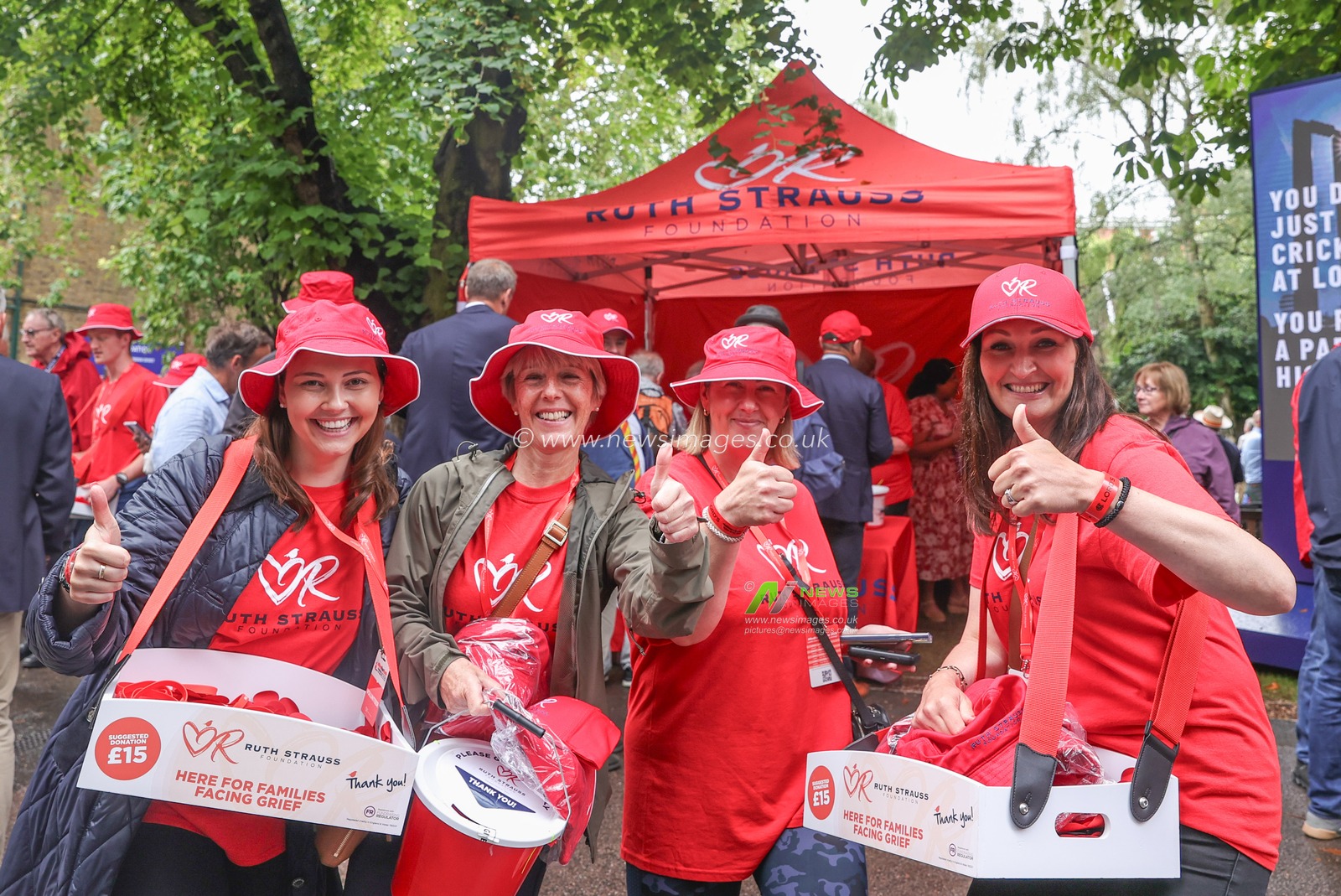 Today at Lords itâ€™s Red for Ruth day as the Ruth Strauss Foundation raise money during the LV= Insurance Ashes Test Series Second Test Day 2 England v Australia at Lords, London, United Kingdom, 29th June 2023

(Photo by Mark Cosgrove/News Images)