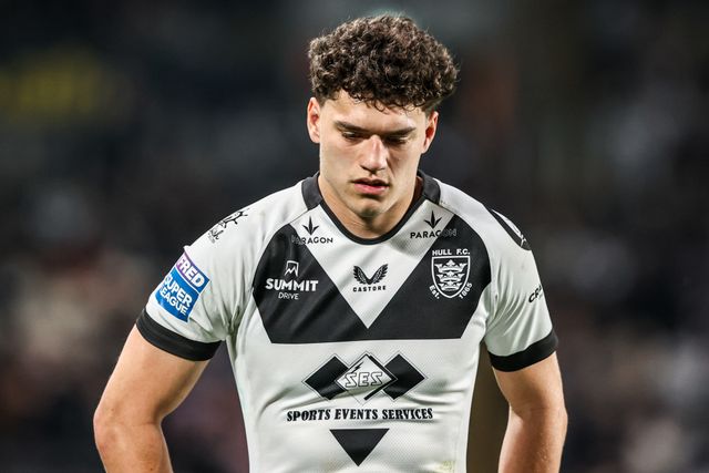 Lewis Martin of Hull FC during the Betfred Super League round 8 match Hull FC vs St Helens at MKM Stadium, Hull, United Kingdom on 16 April 2026

(Photo by Alfie Cosgrove/News Images)