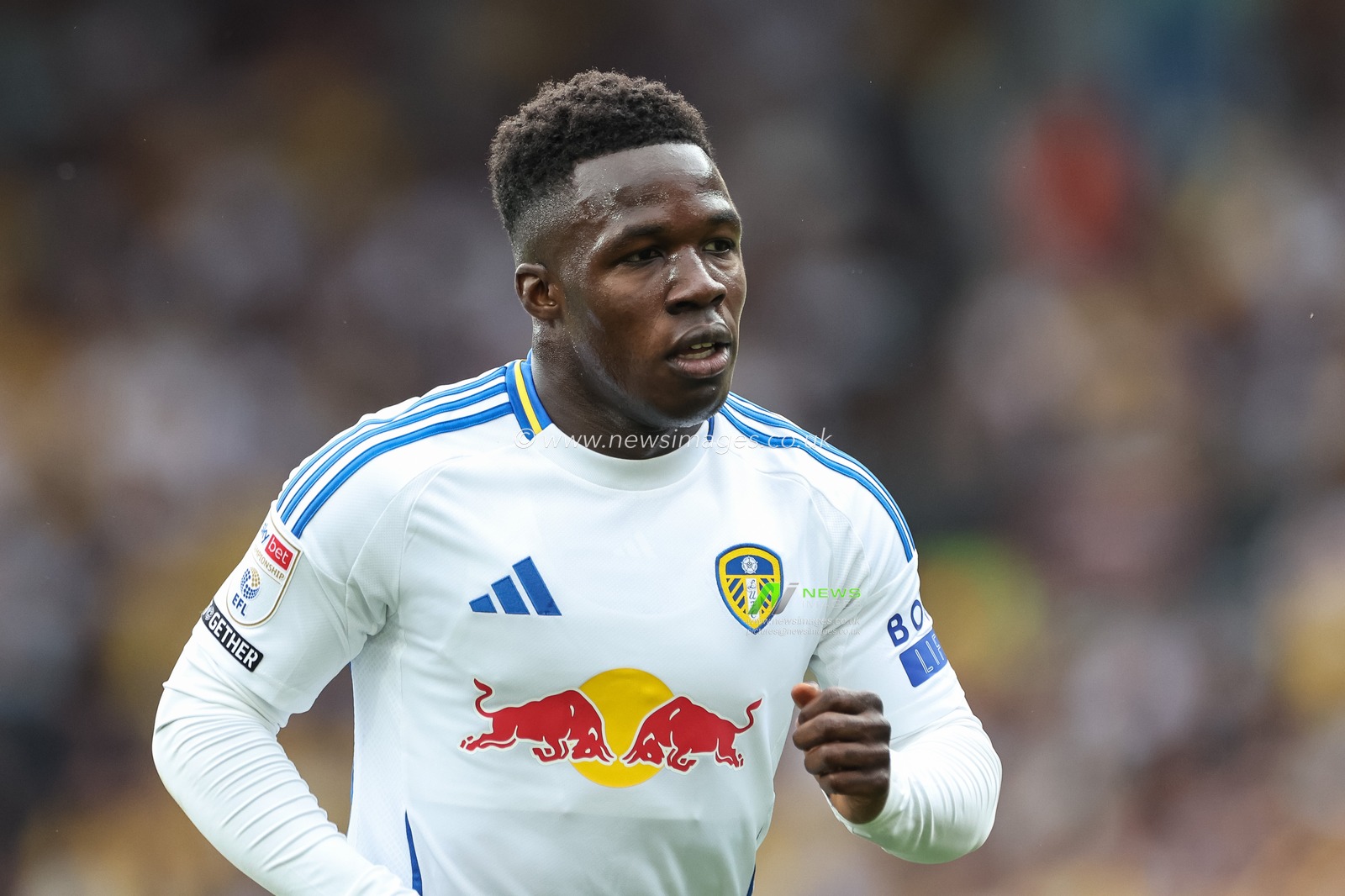 Wilfried Gnonto of Leeds United during the Sky Bet Championship match Leeds United vs Portsmouth at Elland Road, Leeds, United Kingdom, 10th August 2024

(Photo by Mark Cosgrove/News Images)