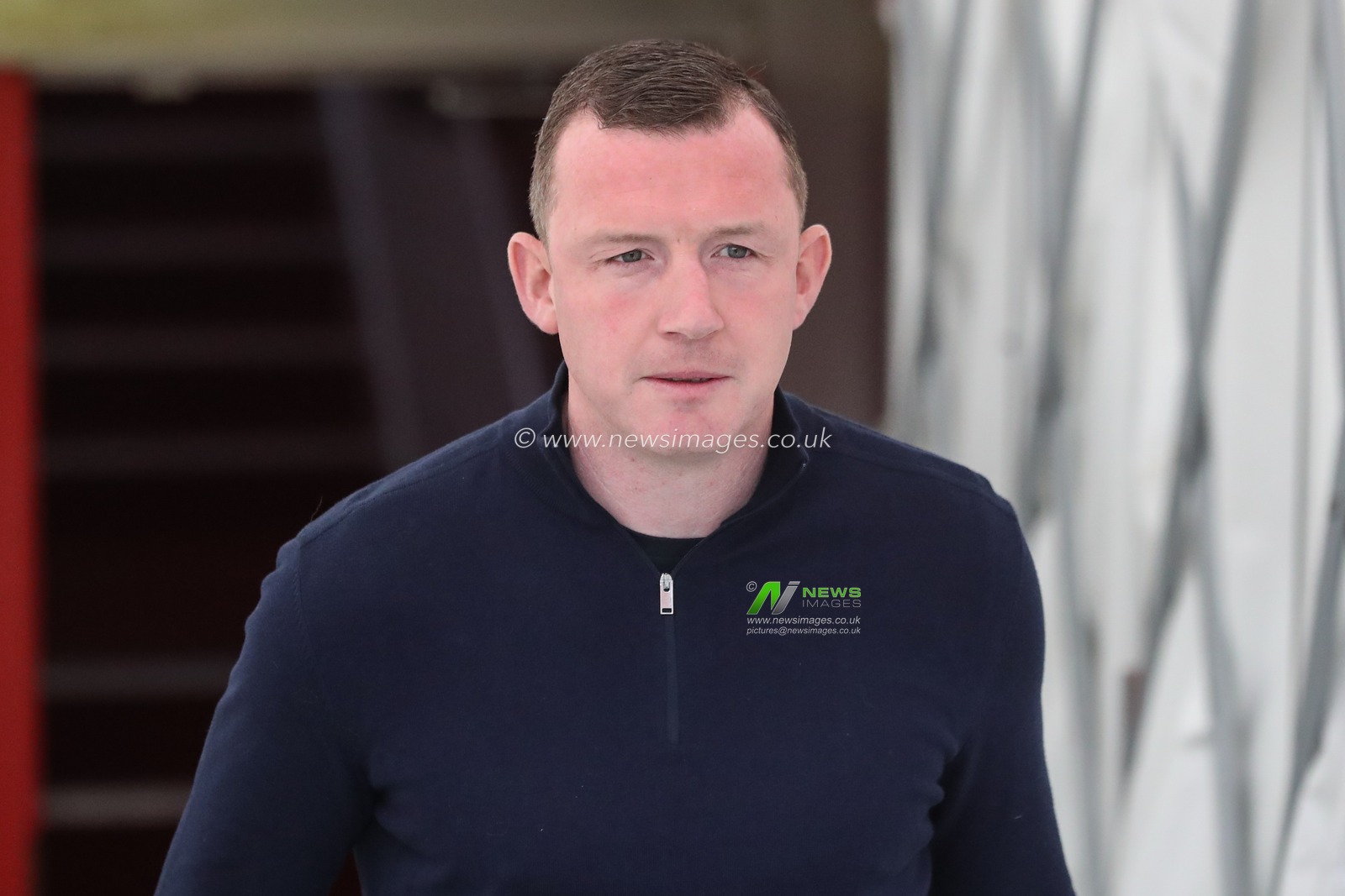 Neill Collins Head coach of Barnsley arrives during the Sky Bet League 1 match Charlton Athletic vs Barnsley at The Valley, London, United Kingdom, 6th April 2024

(Photo by Alfie Cosgrove/News Images)