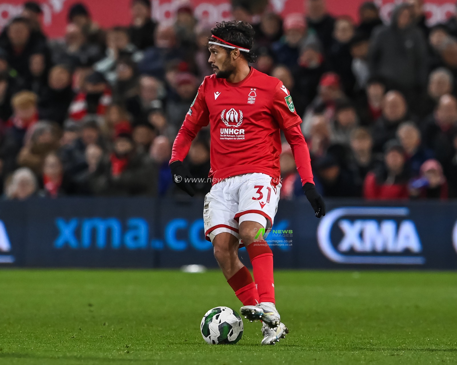 Gustavo Scarpa #31 of Nottingham Forest in action during the Carabao Cup Semi-Finals match Nottingham Forest vs Manchester United at City Ground, Nottingham, United Kingdom, 25th January 2023

(Photo by Craig Thomas/News Images)