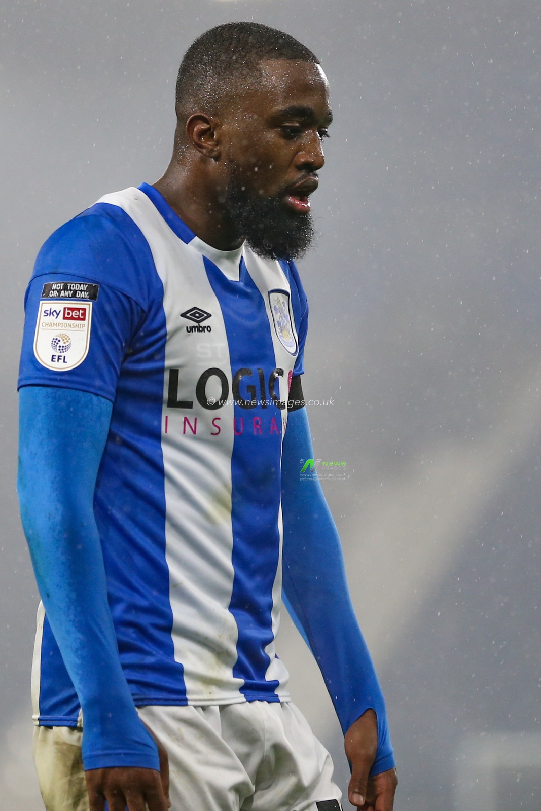 Isaac Mbenza #18 of Huddersfield Town during the game