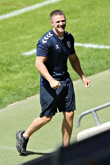 Ryan Hampshire of Featherstone Rovers before the Betfred Championship match York City Knights vs Featherstone Rovers at LNER Community Stadium, York, United Kingdom, 29th June 2025

(Photo by Sam Eaden/News Images)