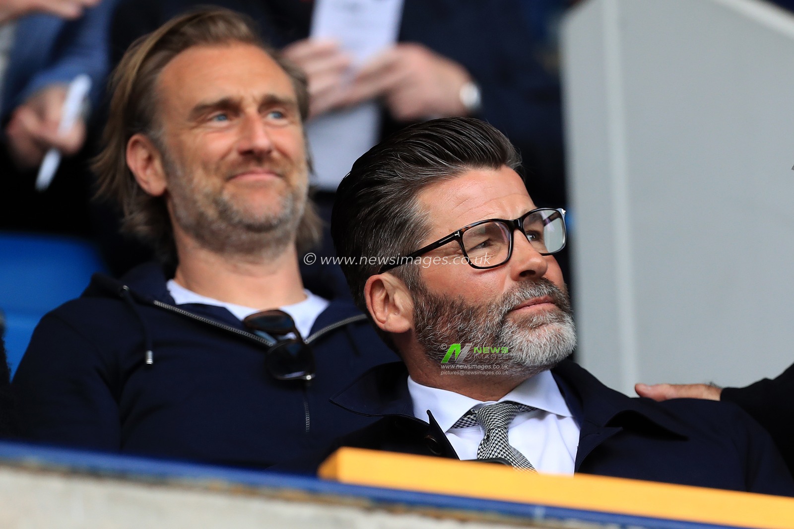 Jim Rodwell seen prior to kick off.
