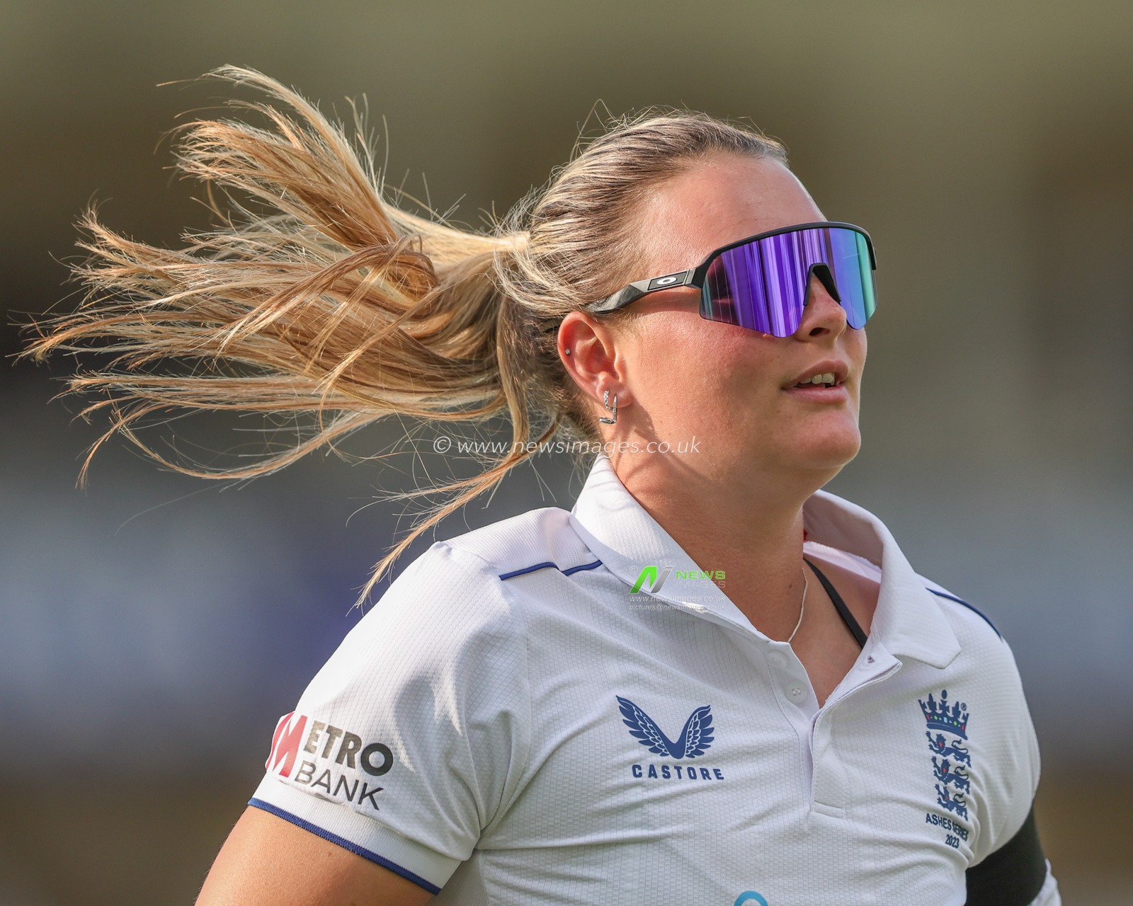 Danielle Gibson of England during the Metro Bank Women's Ashes 2023 match England vs Australia at Trent Bridge, Nottingham, United Kingdom, 22nd June 2023

(Photo by Mark Cosgrove/News Images)