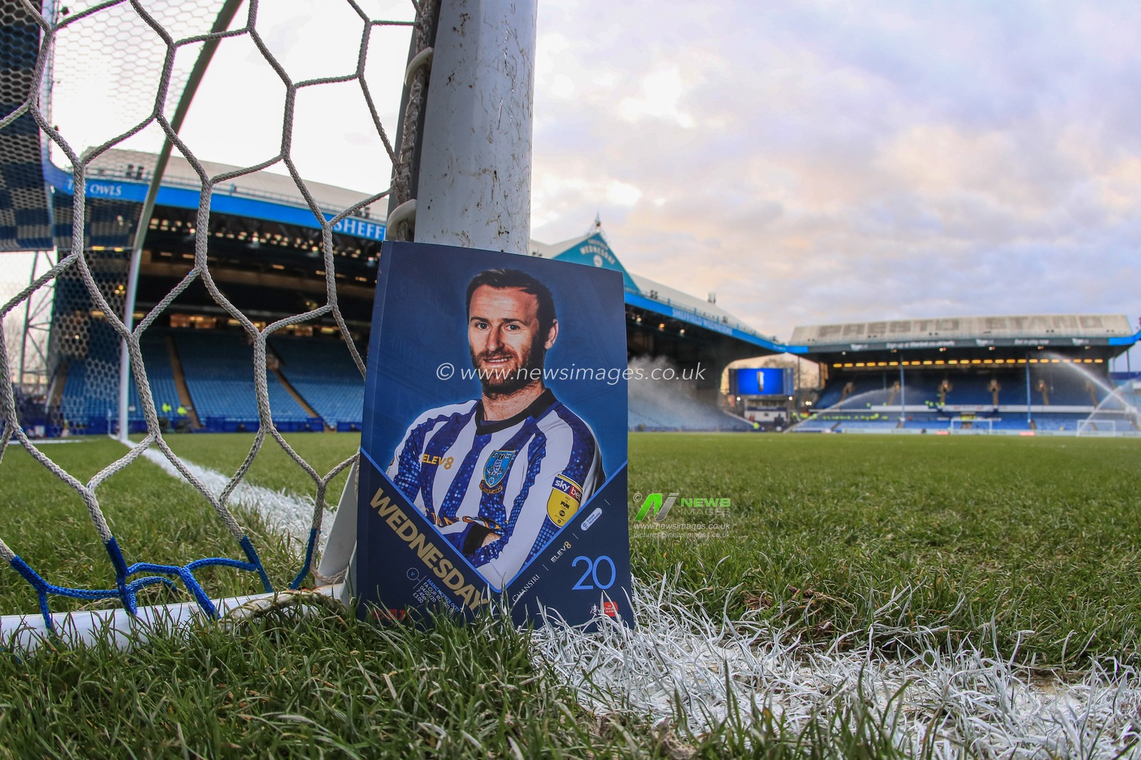 4th March 2020, Hillsborough, Sheffield, England; Emirates FA Cup FA Cup 5th Round, Sheffield Wednesday v Manchester City : A general view of Hillsborough with todays match day program with Barry Bannan (10) of Sheffield Wednesday on the front cover