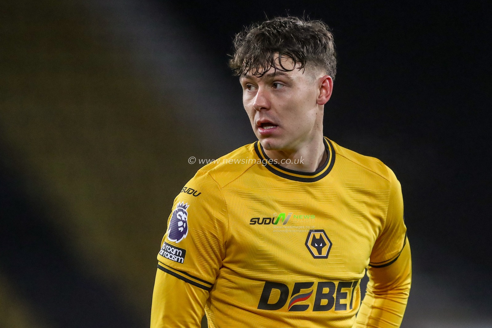 JÃ¶rgen Strand Larsen of Wolverhampton Wanderers during the Premier League match Wolverhampton Wanderers vs Fulham at Molineux, Wolverhampton, United Kingdom, 25th February 2025

(Photo by Gareth Evans/News Images)