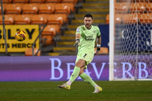 Richard O'Donnell of Blackpool clears the ball down field during the Vertu Trophy match Blackpool vs Aston Villa U21 at Bloomfield Road, Blackpool, United Kingdom, 17th December 2024

(Photo by Craig Thomas/News Images)