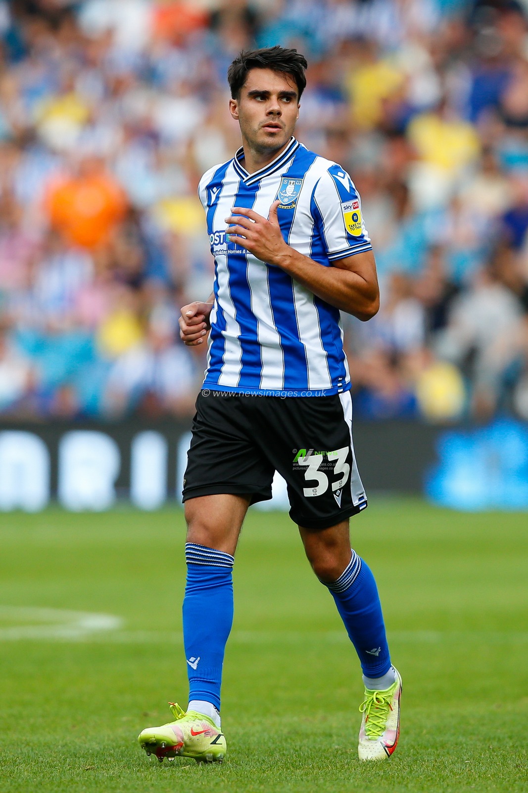 Reece James #33 of Sheffield Wednesday during the Sky Bet League 1 match Sheffield Wednesday vs Barnsley at Hillsborough, Sheffield, United Kingdom, 3rd September 2022

(Photo by Ben Early/News Images)