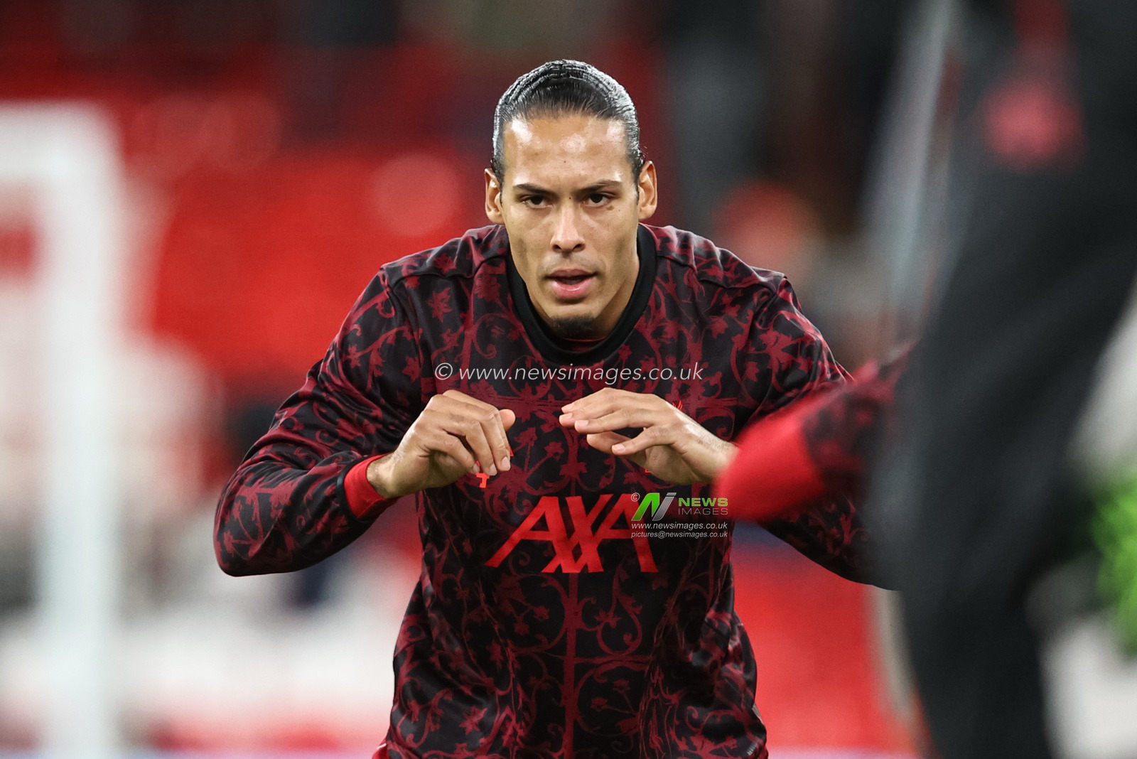 Virgil van Dijk of Liverpool in the pregame warmup session during the Emirates FA Cup Third Round match Liverpool vs Barnsley at Anfield, Liverpool, United Kingdom, 12th January 2026

(Photo by Alfie Cosgrove/News Images)