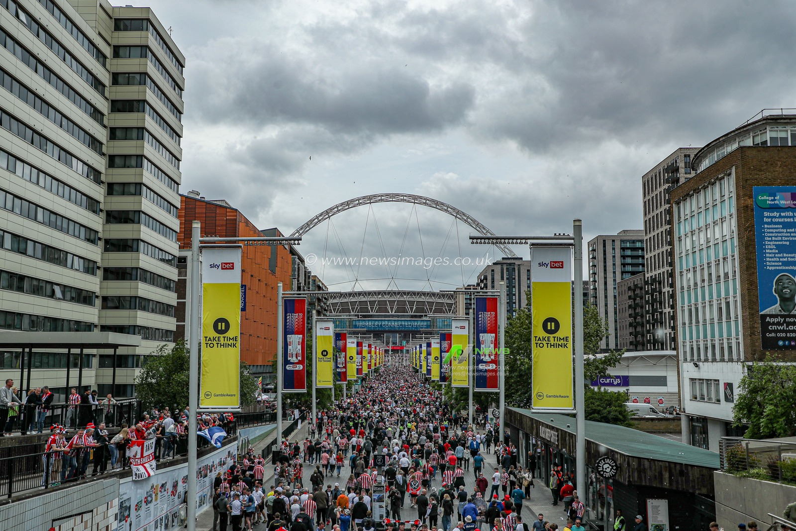 Wembley way ahead of the Sky Bet Championship Playoff Final match Sheffield United vs Sunderland at Wembley Stadium, London, United Kingdom, 24th May 2025

(Photo by Izzy Poles/News Images)