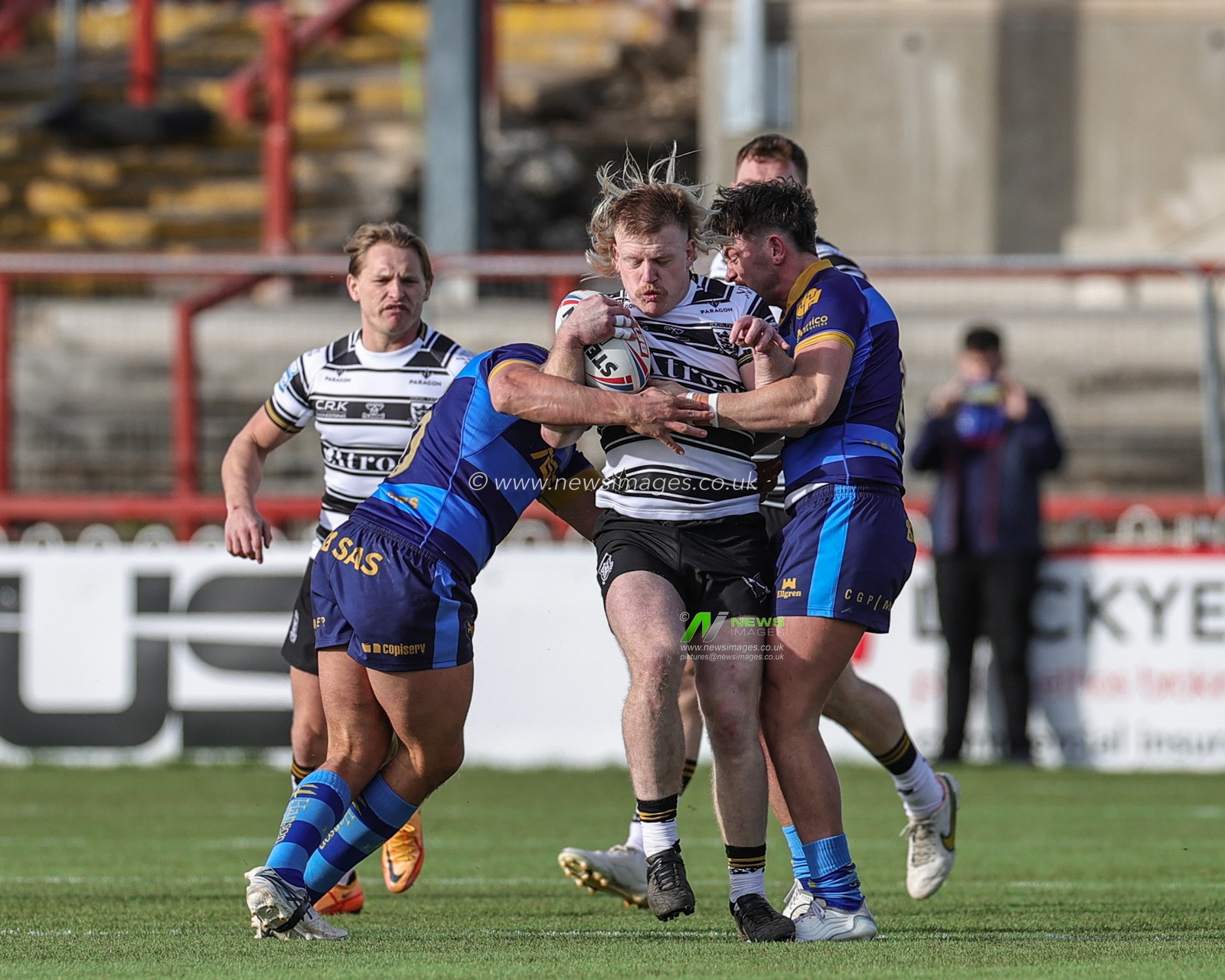 Brad Fash #13 of Hull FC in action during the Rugby League Pre Season match Wakefield Trinity vs Hull FC at The Be Well Support Stadium, Wakefield, United Kingdom, 5th February 2023

(Photo by Mark Cosgrove/News Images)