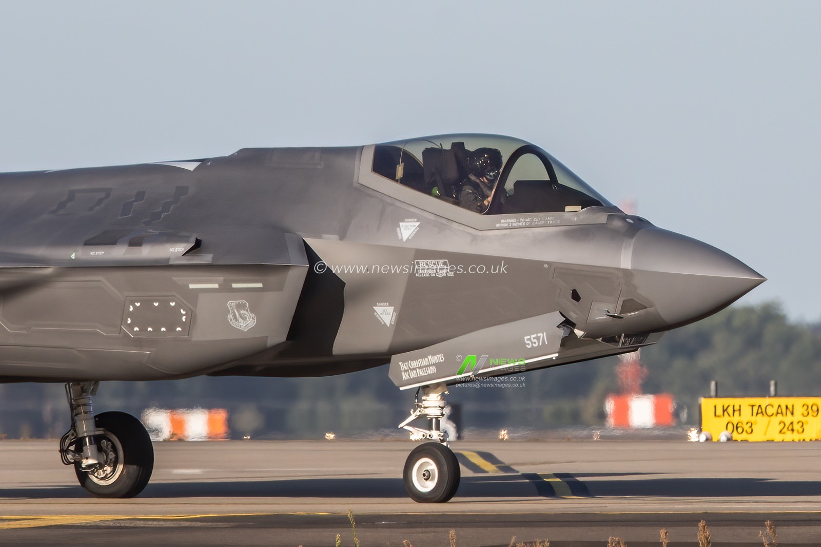USAF F35’s assigned to the 48th Fighter Wing conduct a combat readiness exercise at RAF Lakenheath, Lakenheath, United Kingdom, 28th August 2025

(Photo by Alfie Cosgrove/News Images)