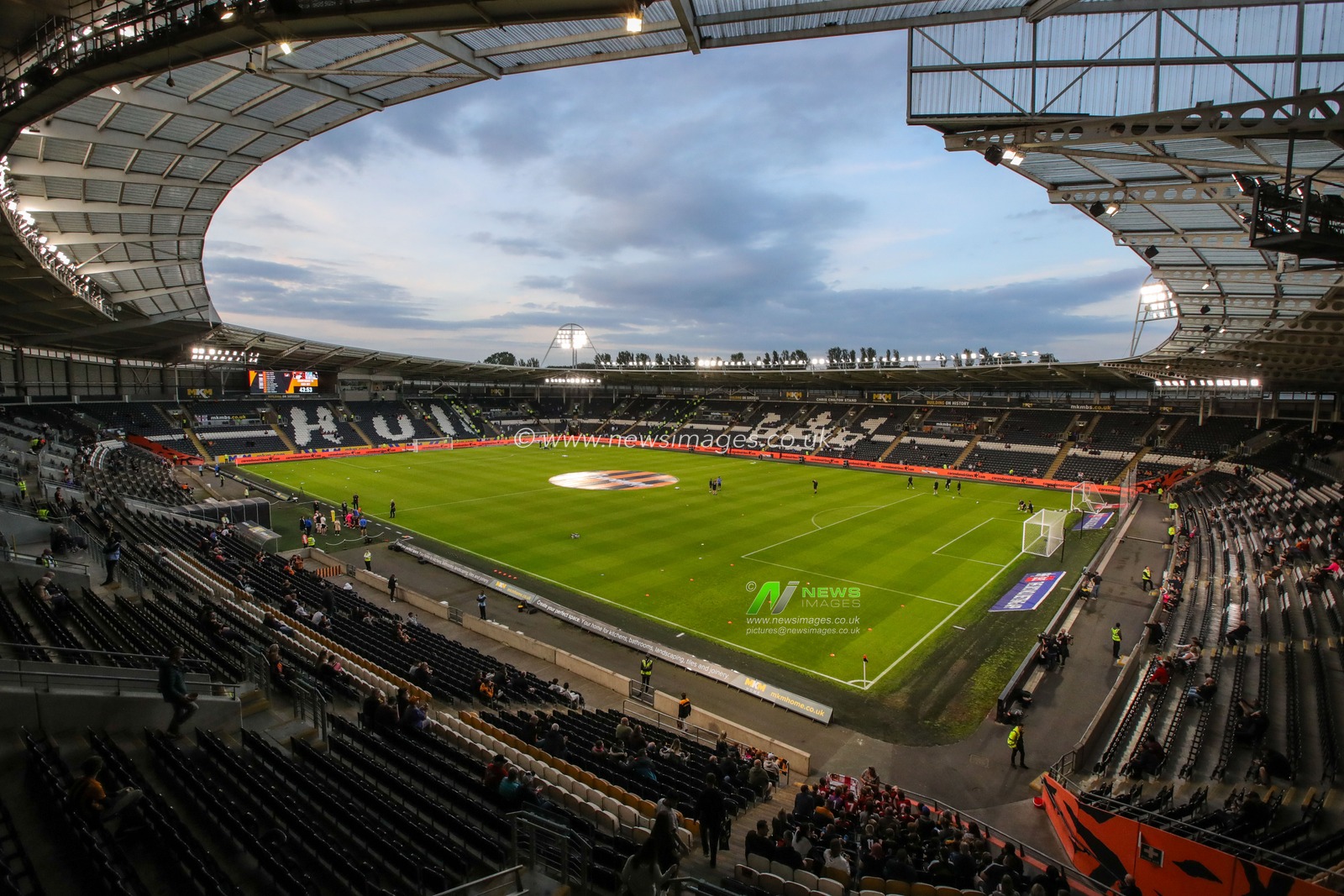 A general view inside The MKM Stadium ahead of the Sky Bet Championship match Hull City vs Coventry City at MKM Stadium, Hull, United Kingdom, 15th September 2023

(Photo by James Heaton/News Images)