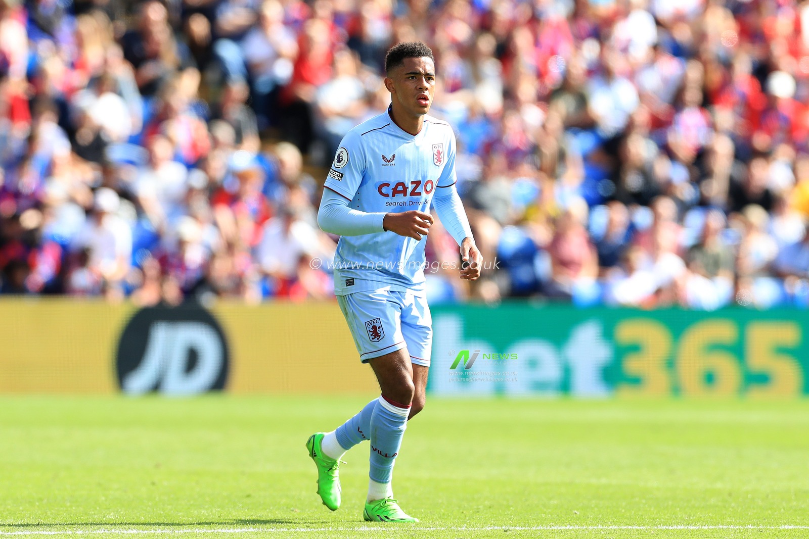 Jacob Ramsey of Aston Villa seen during the match.