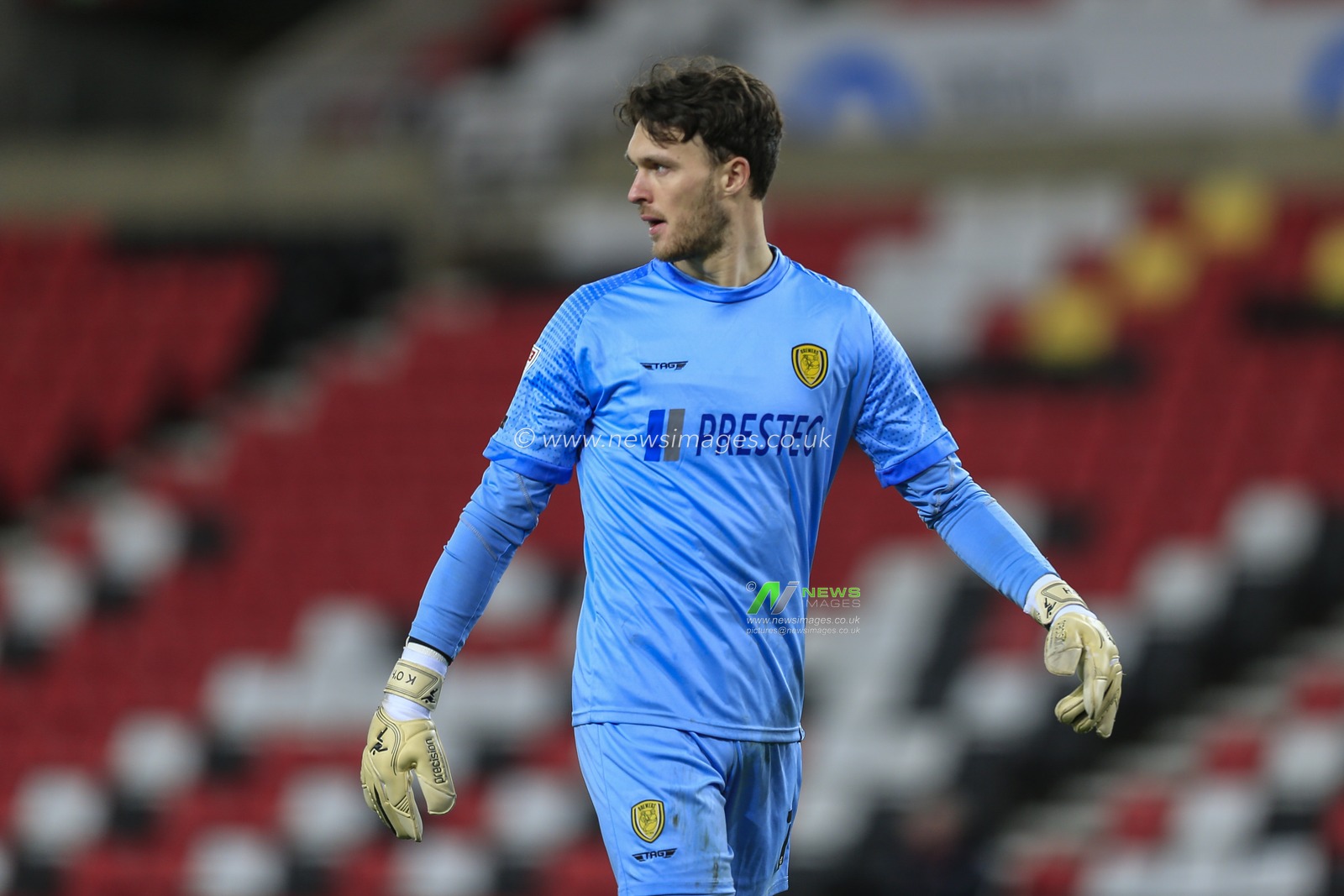 Kieran O'Hara #1 of Burton Albion during the game