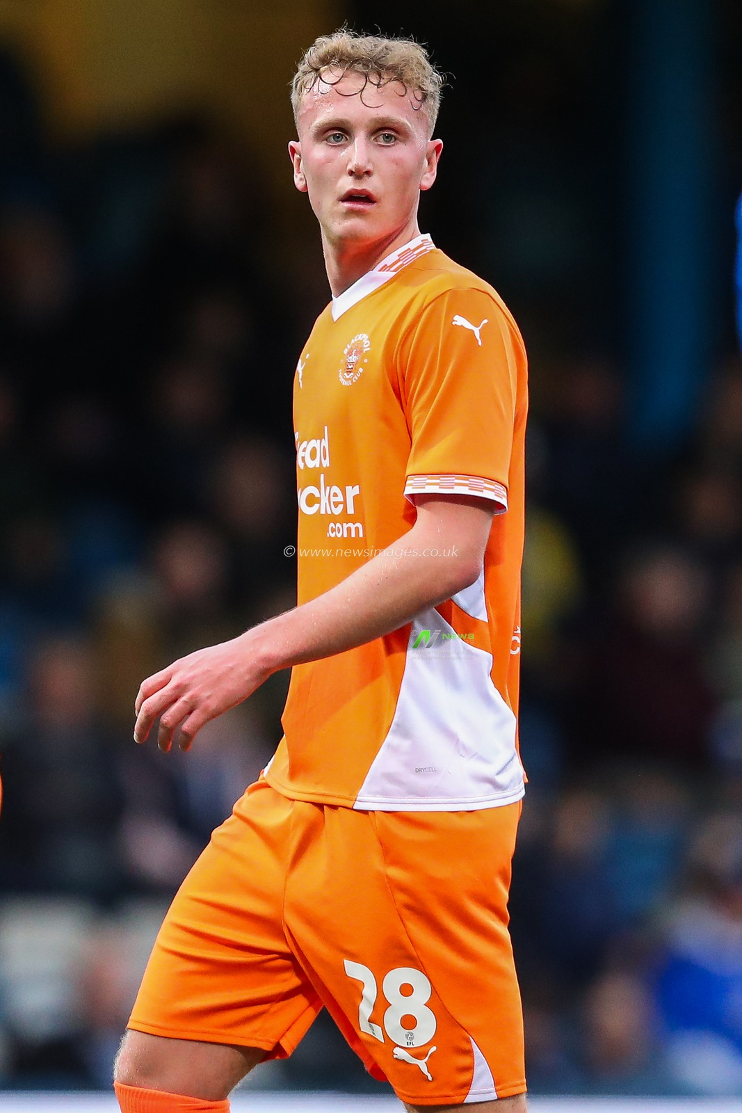 Jake Beesley of Blackpool looks on during the Emirates FA Cup First Round match Gillingham vs Blackpool at MEMS Priestfield Stadium, Gillingham, United Kingdom, 2nd November 2024

(Photo by Izzy Poles/News Images)